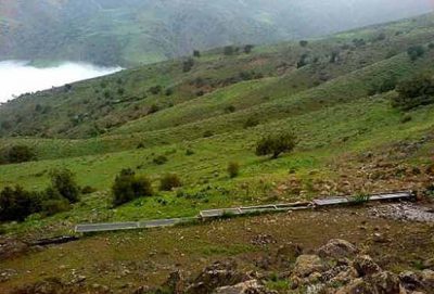 مناظر اطراف روستای قلعه جوق سیاه منصور 