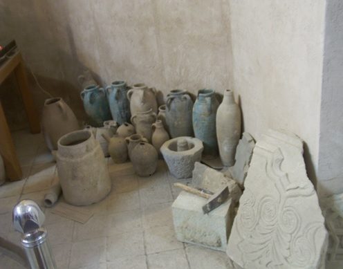 اشیاء مکشوفه از تربت خانه گنبد سلطانیه