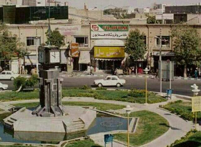 زنجان قدیم چهاراره انقلاب باش چارراه