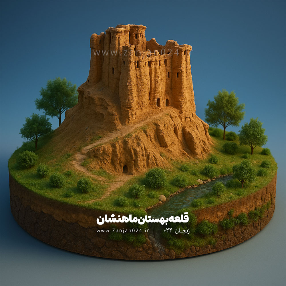 قلعه بهستان ماهنشان - زنجان 024 - هوش مصنوعی ai zanjan